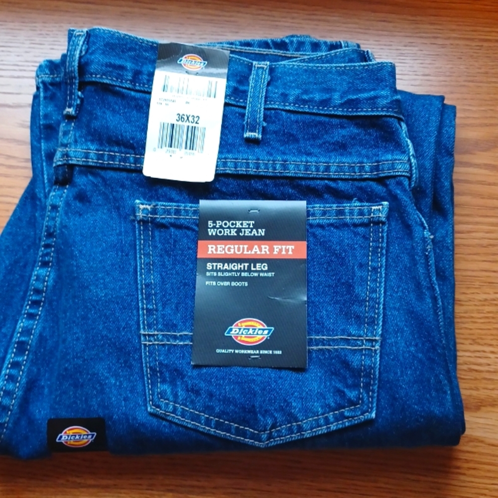 Men's Work Jeans NWT 36 X 32 DICKIES